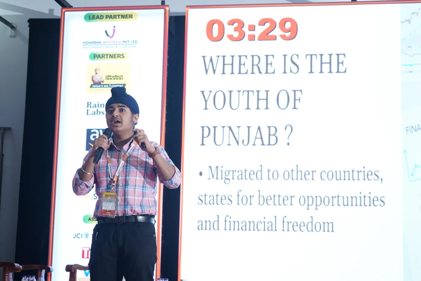 A founder pitching at Innopreneurs